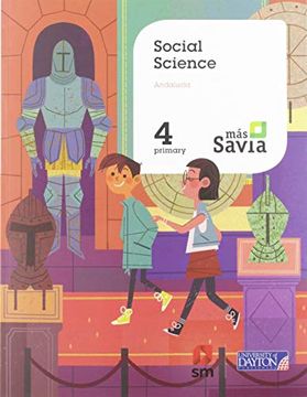 portada Social Science. 4. Primary. Más Savia. Andalucía 