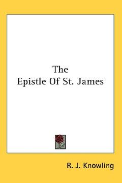 portada the epistle of st. james (en Inglés)