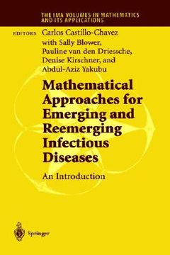 portada mathematical approaches for emerging and reemerging infectious diseases: an introduction (en Inglés)