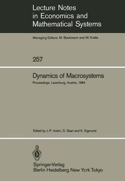 portada dynamics of macrosystems: proceedings of a workshop on the dynamics of macrosystems, held at the international institute for applied systems ana