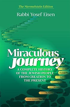 portada Miraculous Journey: A Complete History of the Jewish People From Creation to the Present (en Inglés)