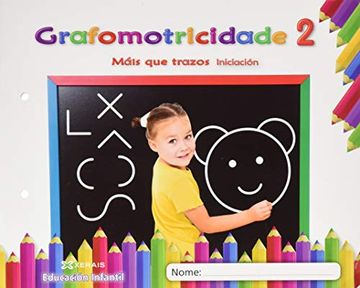 portada Máis que Trazos. Grafomotricidade 2. Iniciación (2019) (in Galician)