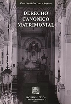 portada Derecho Canonico Matrimonial (in Spanish)