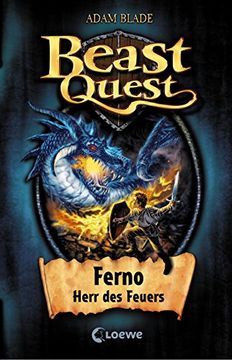 portada Beast Quest 01. Ferno, Herr des Feuers (en Alemán)