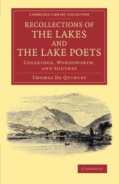 portada Recollections of the Lakes and the Lake Poets: Coleridge, Wordsworth, and Southey (Cambridge Library Collection - Literary Studies) 