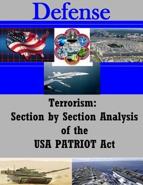 portada Terrorism: Section by Section Analysis of the USA PATRIOT Act (en Inglés)