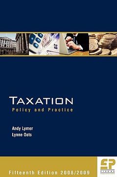portada taxation: policy and practice 2008/09 15th edition