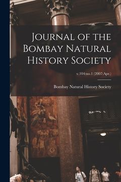 portada Journal of the Bombay Natural History Society; v.104: no.1 (2007: Apr.) (en Inglés)