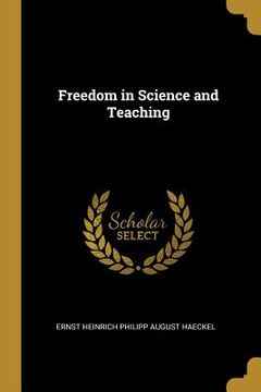 portada Freedom in Science and Teaching (in English)