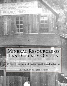 portada Mineral Resources of Lane County Oregon (in English)