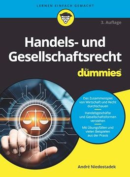 portada Handels- und Gesellschaftsrecht für Dummies (en Alemán)