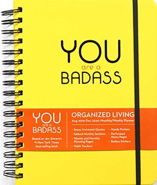 portada You are a Badass 2019-2020 17-Month Monthly 