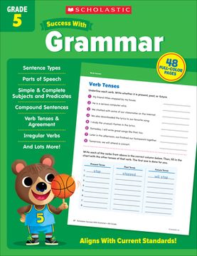 portada Scholastic Success with Grammar Grade 5 Workbook