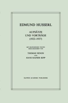 portada Aufsätze und Vorträge (1922–1937) (Husserliana: Edmund Husserl – Gesammelte Werke) (German Edition)
