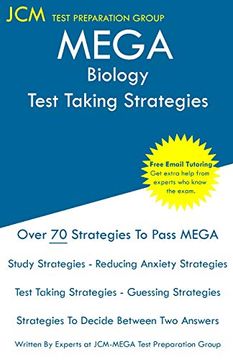 portada Mega Biology - Test Taking Strategies: Mega 016 Exam - Free Online Tutoring - new 2020 Edition - the Latest Strategies to Pass Your Exam. (en Inglés)