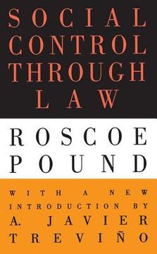 portada Social Control Through Law (en Inglés)
