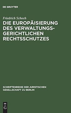 portada Die Europäisierung des Verwaltungsgerichtlichen Rechtsschutzes 