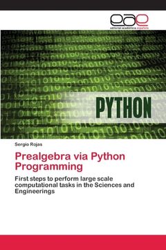 portada Prealgebra via Python Programming (in English)