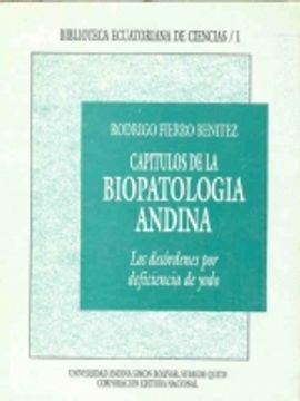 portada Capítulos de la biopatología andina: los desórdenes por deficiencia de yodo