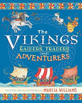 portada The Vikings: Raiders, Traders and Adventurers (libro en Inglés)