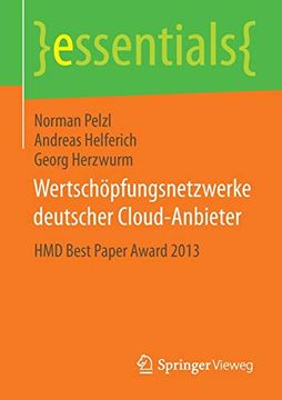 portada Wertschöpfungsnetzwerke Deutscher Cloud-Anbieter: Hmd Best Paper Award 2013 (en Alemán)