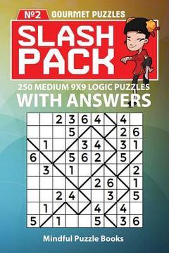 portada Slash Pack: 250 Medium 9x9 Logic Puzzles with Answers (in English)