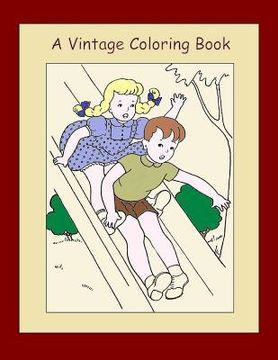 portada A Vintage Coloring Book (Volume 2): Paint and Coloring Book (en Inglés)