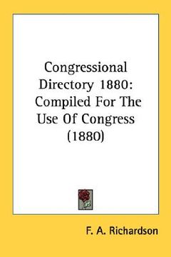 portada congressional directory 1880: compiled for the use of congress (1880) (in English)