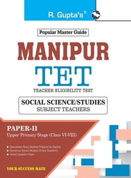 portada Manipur TET: PaperII (Social Science/Studies) Guide: For Classes VI to VIII (Upper Primary Stage) (en Inglés)