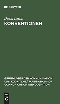 portada Konventionen (Grundlagen der Kommunikation und Kognition (en Alemán)
