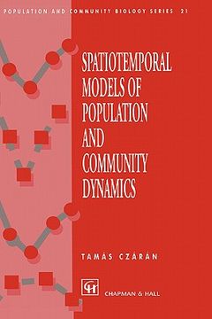 portada spatiotemporal models of population and community dynamics (en Inglés)