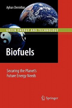 portada biofuels: securing the planet s future energy needs (en Inglés)