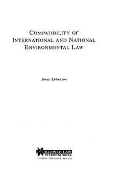 portada compatibility of international and national environmental law (en Inglés)