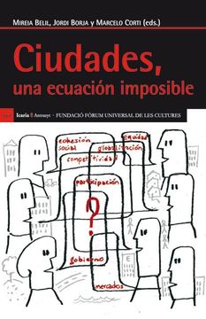 portada Ciudades, una Ecuación Imposible (in Spanish)