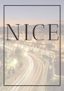 portada Nice: A decorative book for coffee tables, end tables, bookshelves and interior design styling Stack France city books to ad (en Inglés)