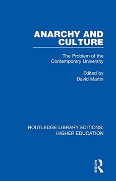 portada Anarchy and Culture (Routledge Library Editions: Higher Education) (en Inglés)