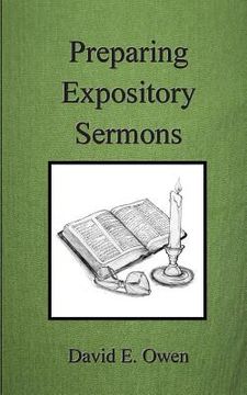portada Preparing Expository Sermons (en Inglés)