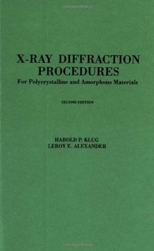 portada X-Ray Diffraction Procedures for Polycrystalline and Amorphous Materials, 2/E (HB) (M) 