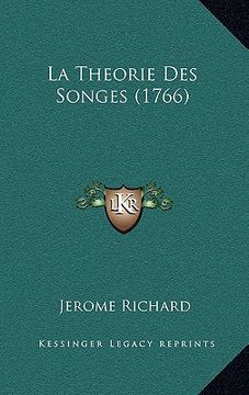 portada la theorie des songes (1766) (en Inglés)