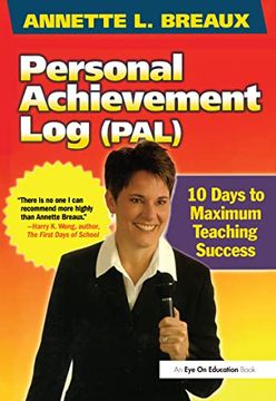 portada Personal Achievement Log (Pal): 10 Days of Maximum Teaching Success (in English)