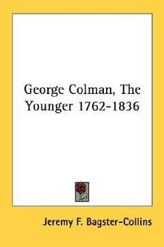portada george colman, the younger 1762-1836 (en Inglés)