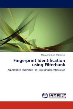 portada fingerprint identification using filterbank (en Inglés)