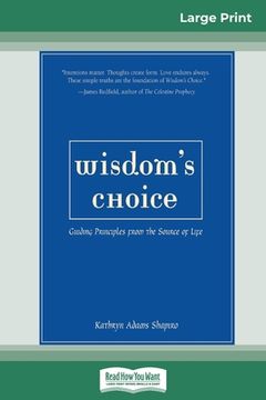 portada wisdom's choice (16pt Large Print Edition)