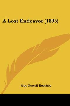 portada a lost endeavor (1895)