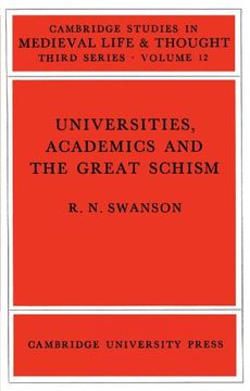 portada Universities, Academics and the Great Schism (Cambridge Studies in Medieval Life and Thought: Third Series) (en Inglés)