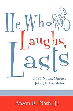 portada he who laughs, lasts (in English)