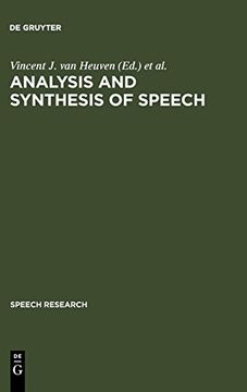 portada Analysis and Synthesis of Speech (in English)