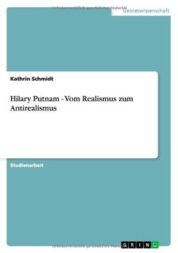 portada Hilary Putnam - Vom Realismus zum Antirealismus (German Edition)