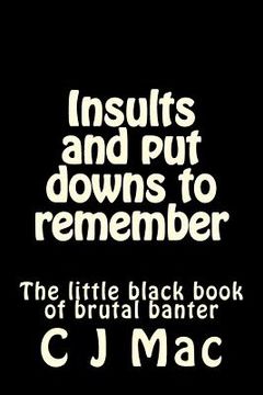 portada Insults and put downs to remember (en Inglés)