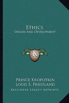 portada ethics: origin and development (en Inglés)